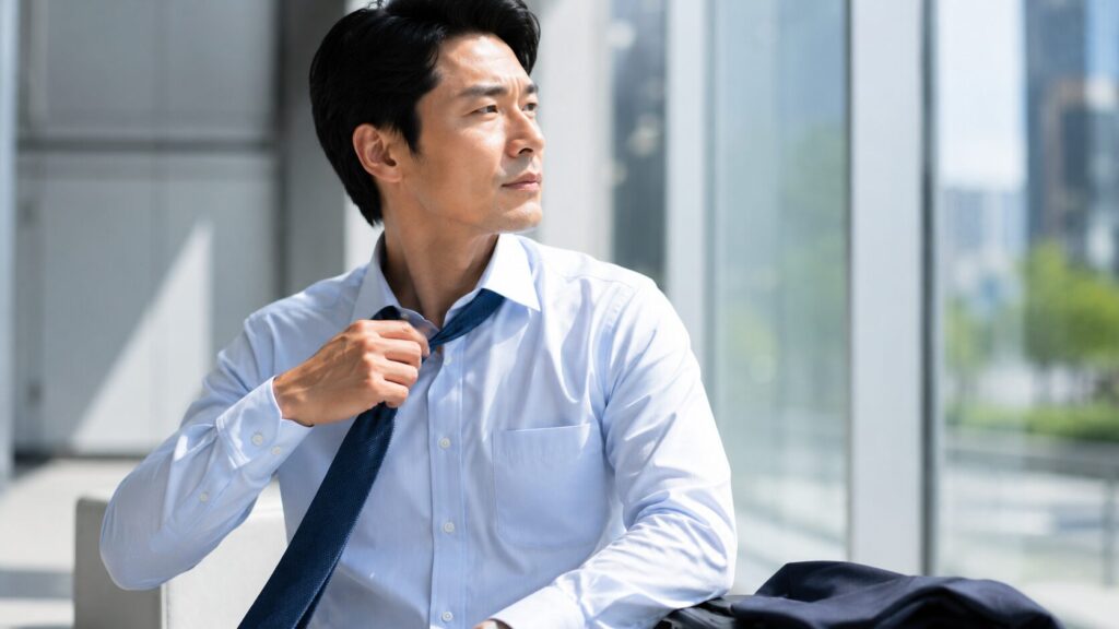 クールビズ出張のネクタイ事情