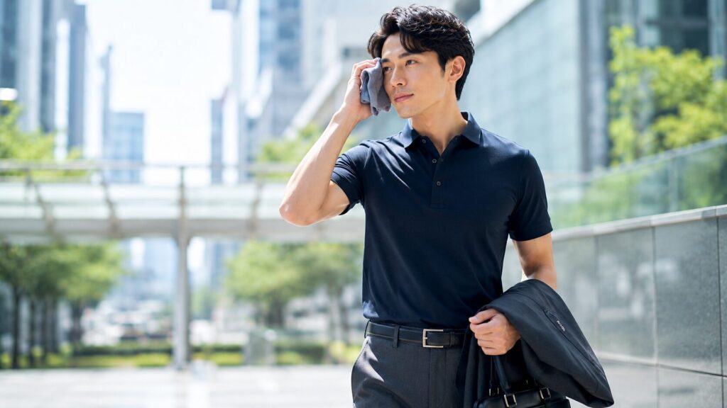 クールビズ営業の汗対策