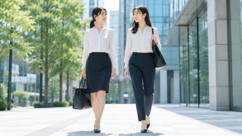 スカートとパンツの選び方