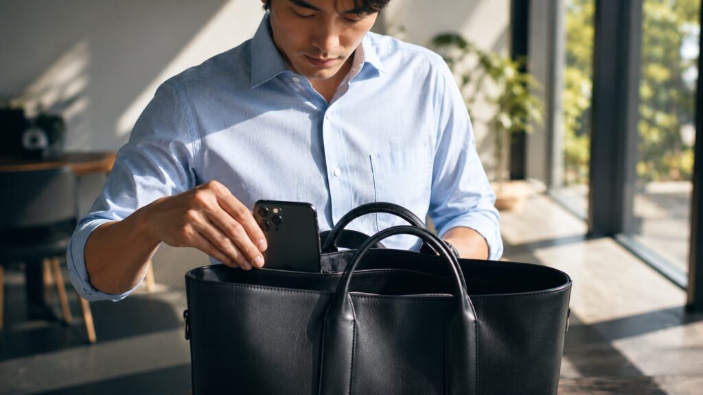 スマホをバッグに入れる利点