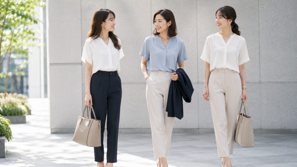 レディースのクールビズ服