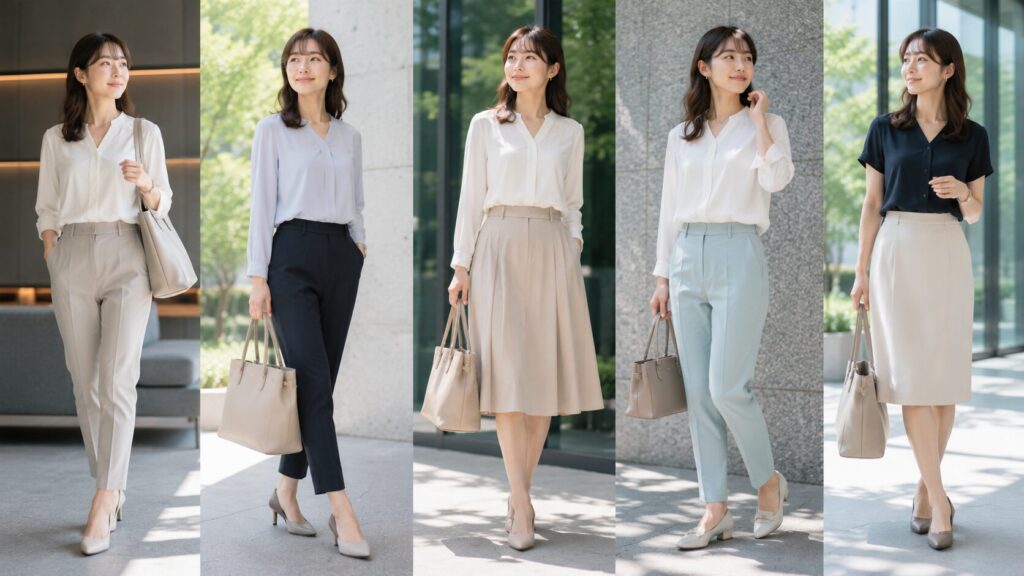 レディースの服装と靴選び