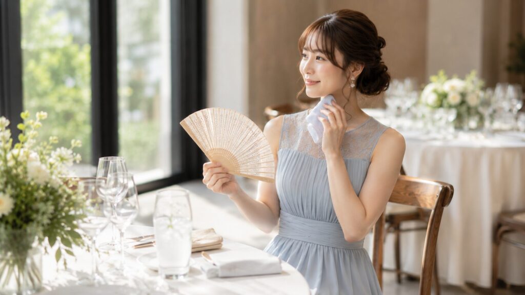 会場でできる暑さ対策