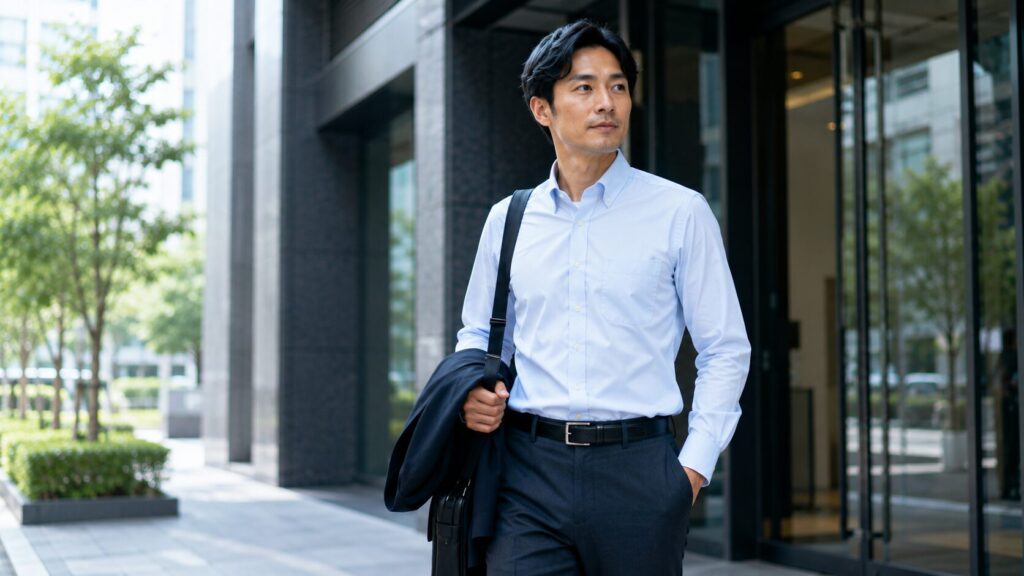 初回訪問でのジャケット判断
