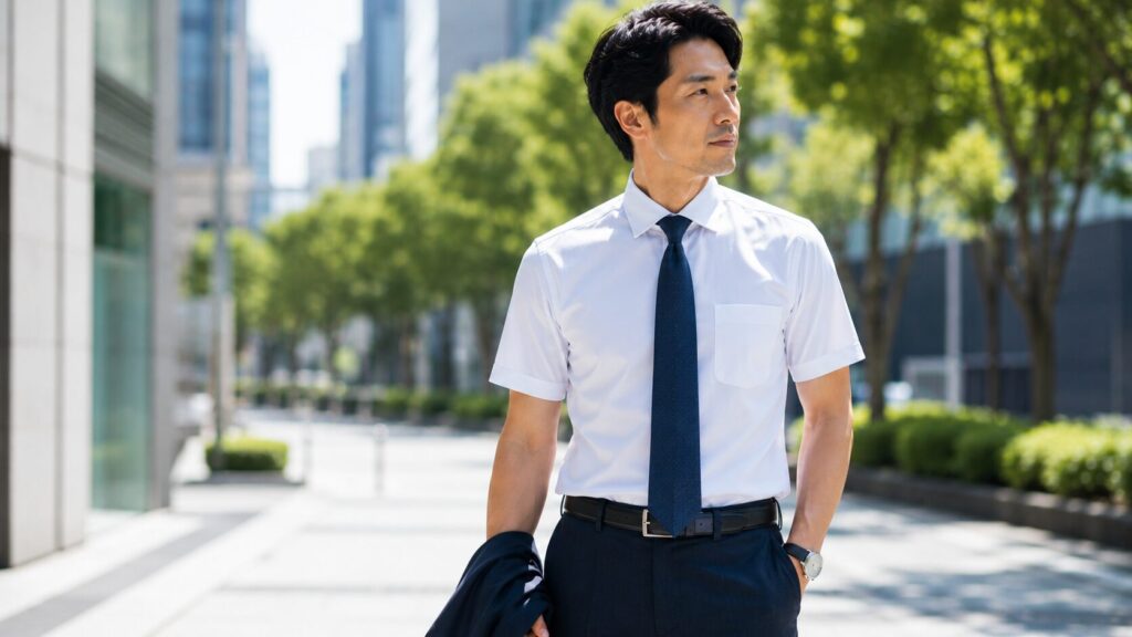 半袖シャツにネクタイはダサい？