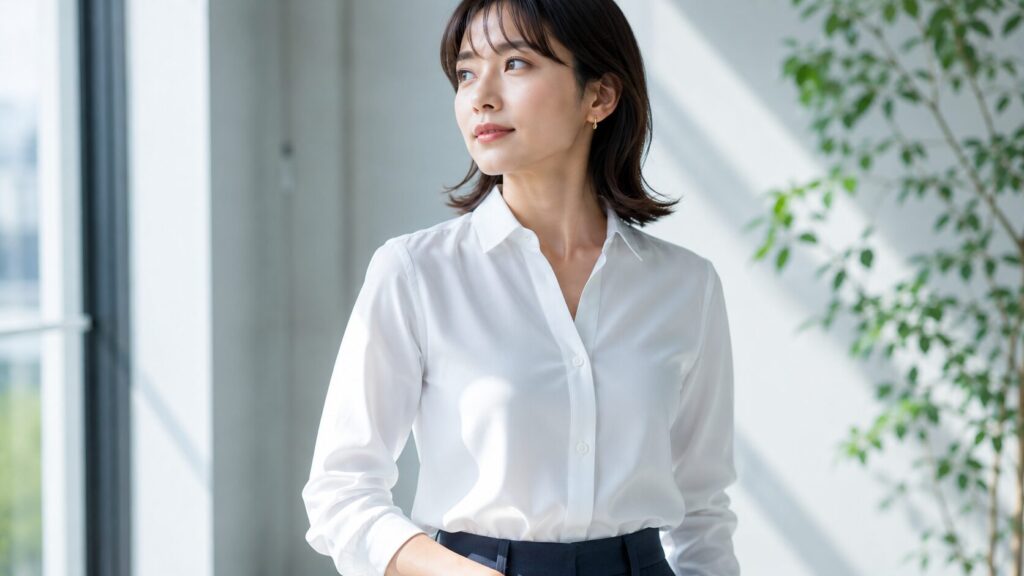 女性ブラウスの注意点