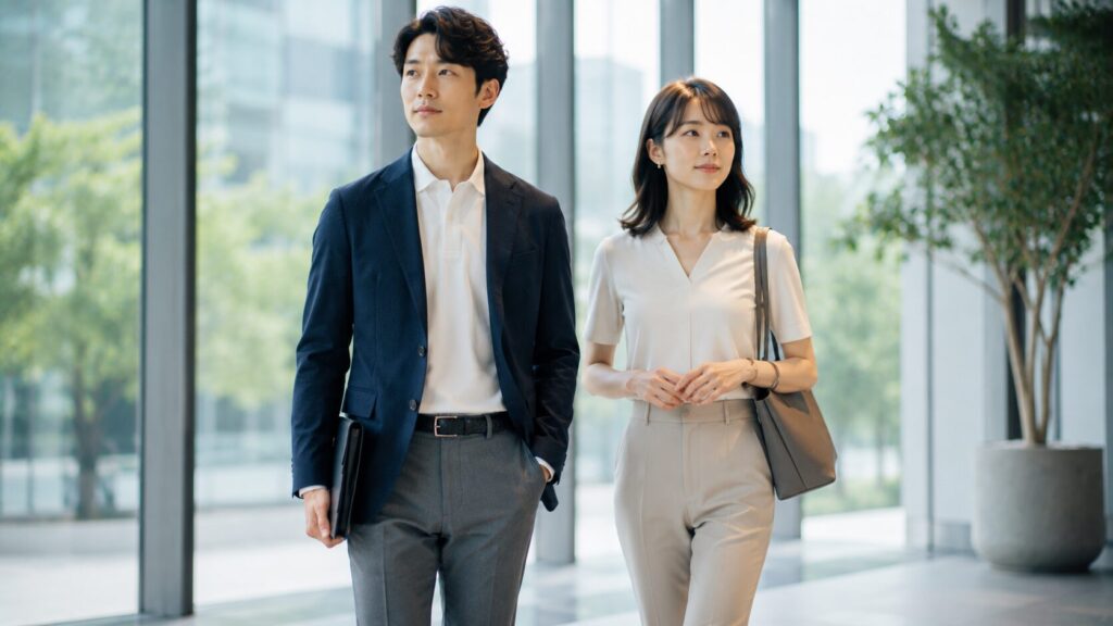 客先で好印象なビジネスカジュアル