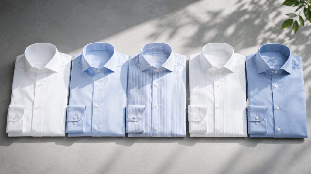 客先で好印象なワイシャツ選び