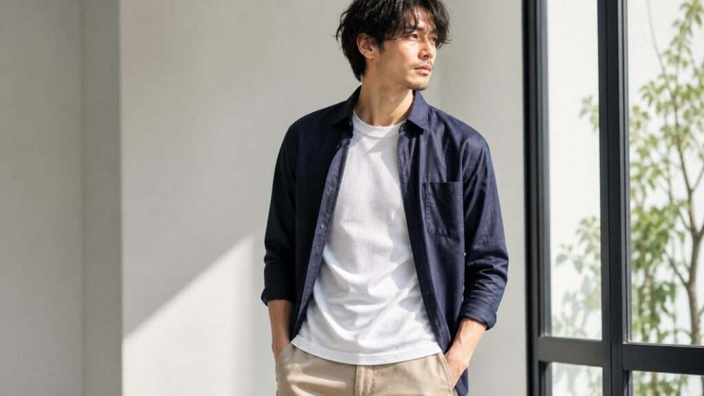 白Tシャツインナーの清潔感