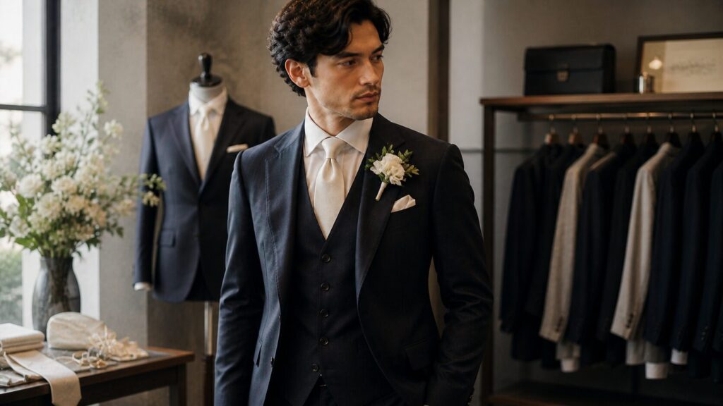 結婚式用スーツの予算