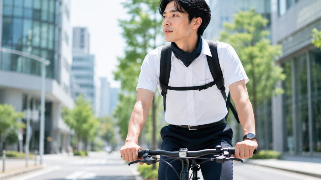 自転車通勤の暑さ対策