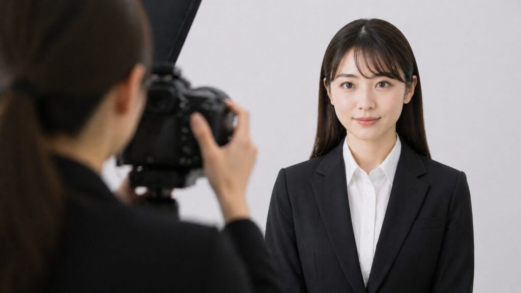 証明写真の襟元マナー